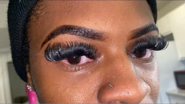 VOLUME LASHES  #minklashes #foryoupage #lashes #DIY #diylashes 