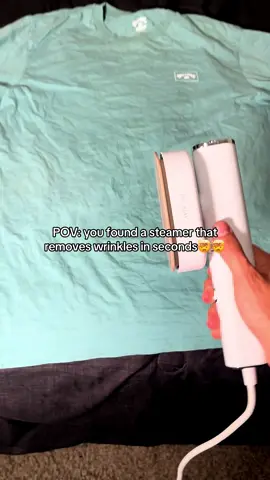 It’s soo much faster than a regular iron!! #steamer #steamerforclothes #garmentsteamer #clothessteamer #tiktokshopcreatorpicks #creatorsearchinsights 