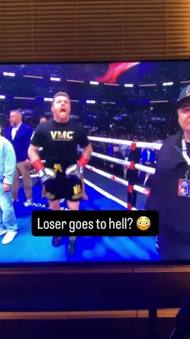 My stream during Canelo vs Crawford went demonic 😳 😈 #canelo #crawford #boxing #caneloalvarez 