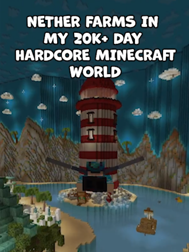 All the farms i built in my Nether MEGABUILD in my 5 year Hardcore Minecraft World! 🔥 #Minecraft #minecraftbuilding #mcyt #taneesha #minecrafter #hardcoreminecraft
