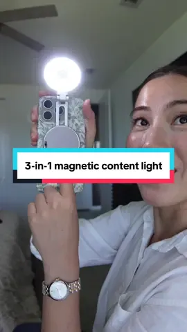 Literally the best invention ever. This magnetic content light goes everywhere with me! #contentcreator #contenttools #phonelight #tiktokshopcreatorpicks 