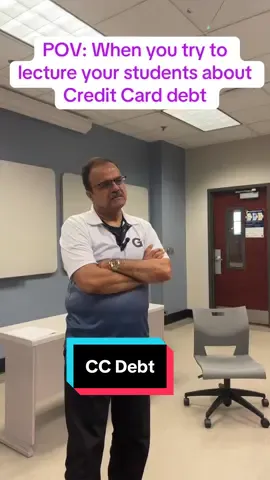 Credit card debt is the worst debt to get into when you are in college #drrajtok #OnBrand #creditcard #debt 