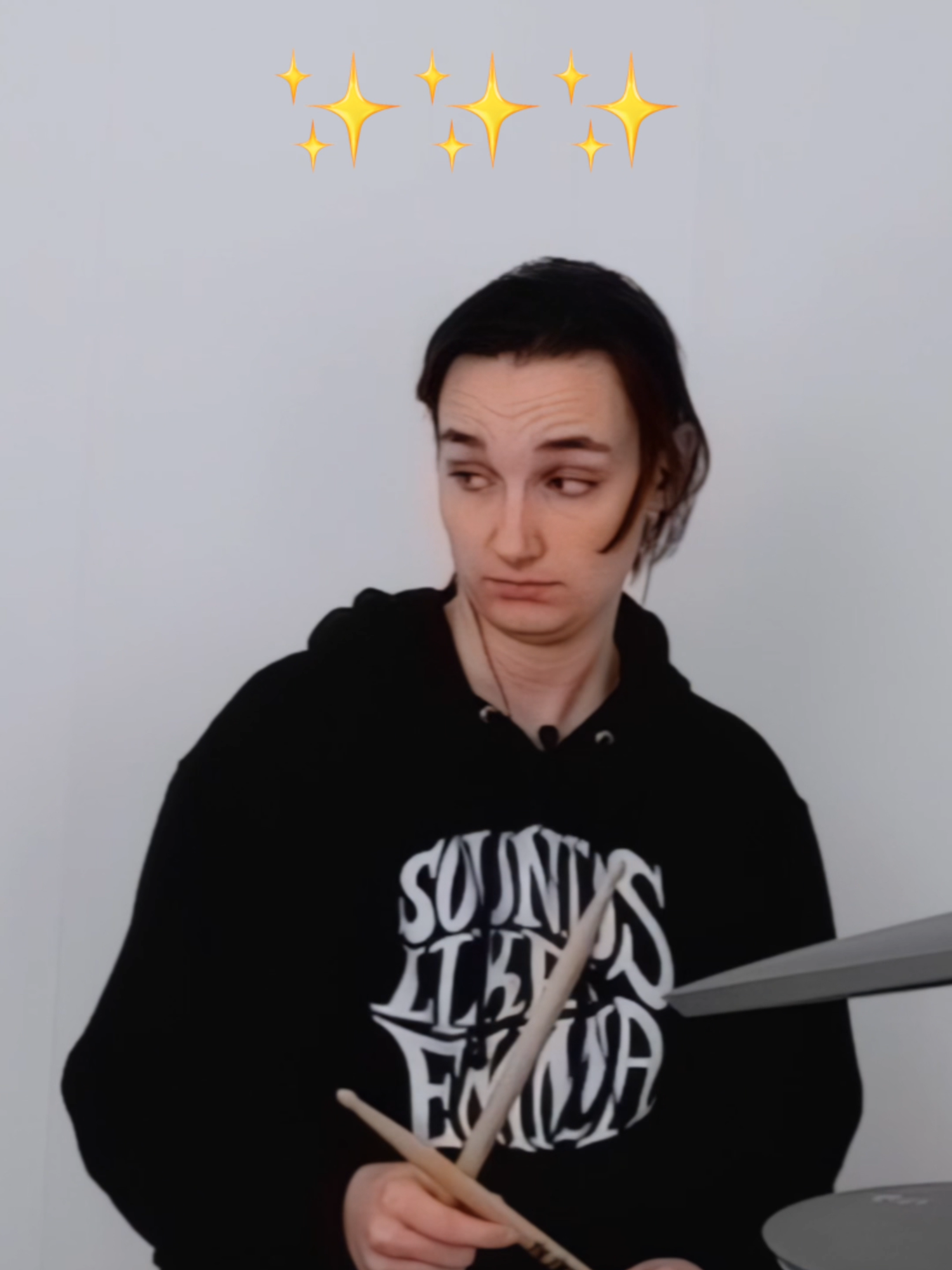 I wasn’t expecting that… 🥁✨ #drumlesson #drummer #drums #drummergirl #behindthescene