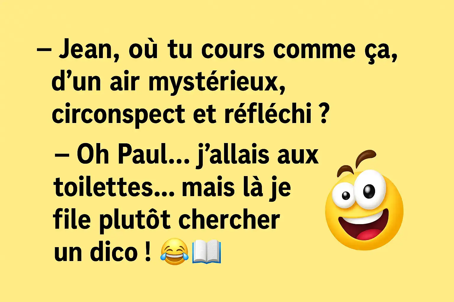 #HumourDuJour #BlagueFrançaise #FouRire #bonnehumeur 
