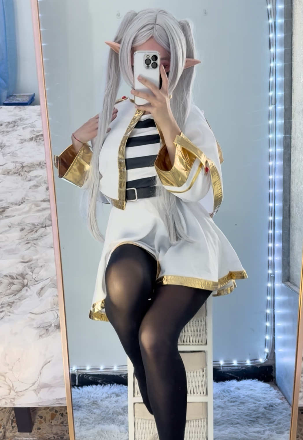 Frieren with dark tights🖤 . . . #cosplayer #waifu #cosplay #frieren #frierenbeyondjourneysend 