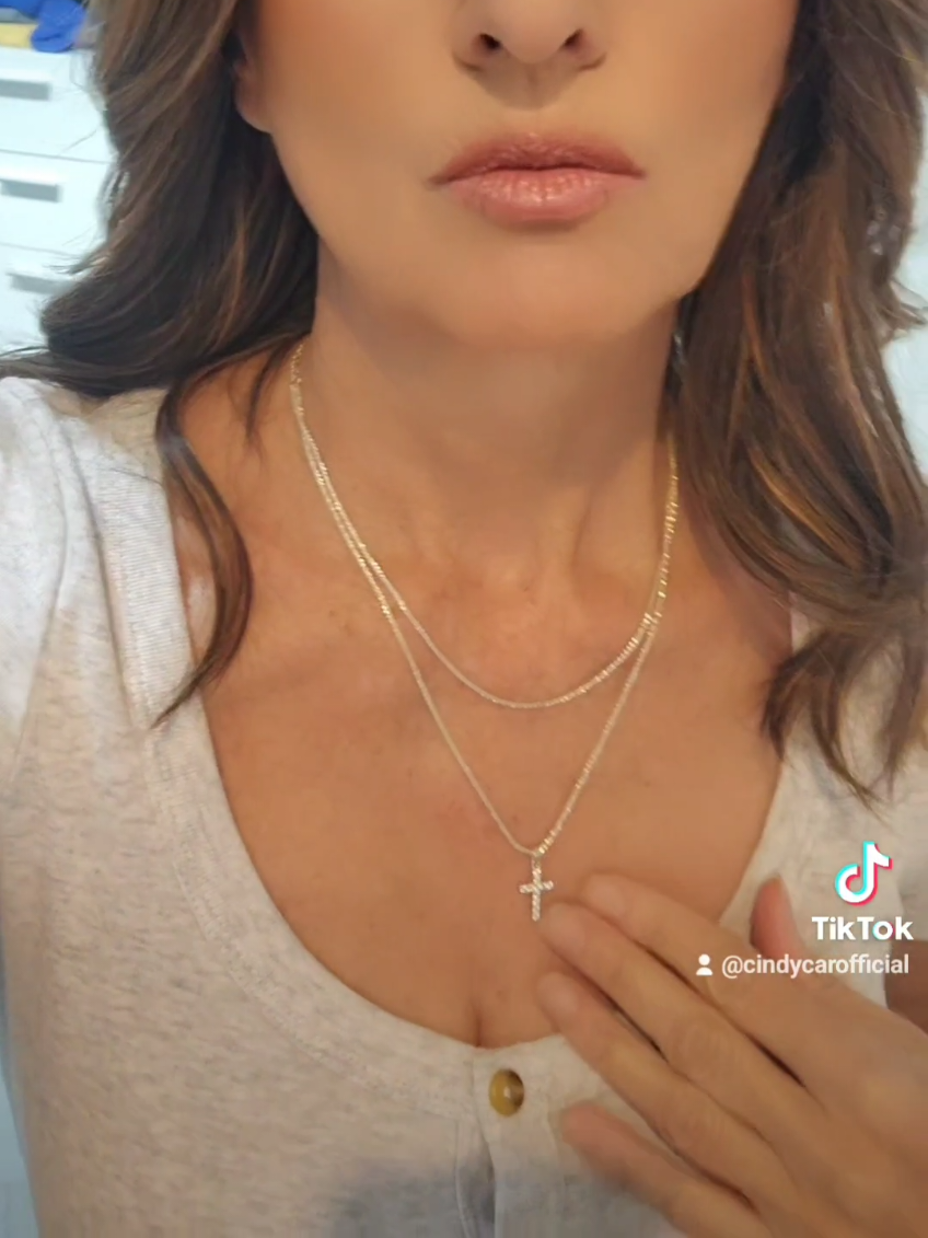 Sterling silver cross necklace. A beautiful way to show your faith. #crossnecklaces #silvercrossjewelry #necklaces #christianjewelry 