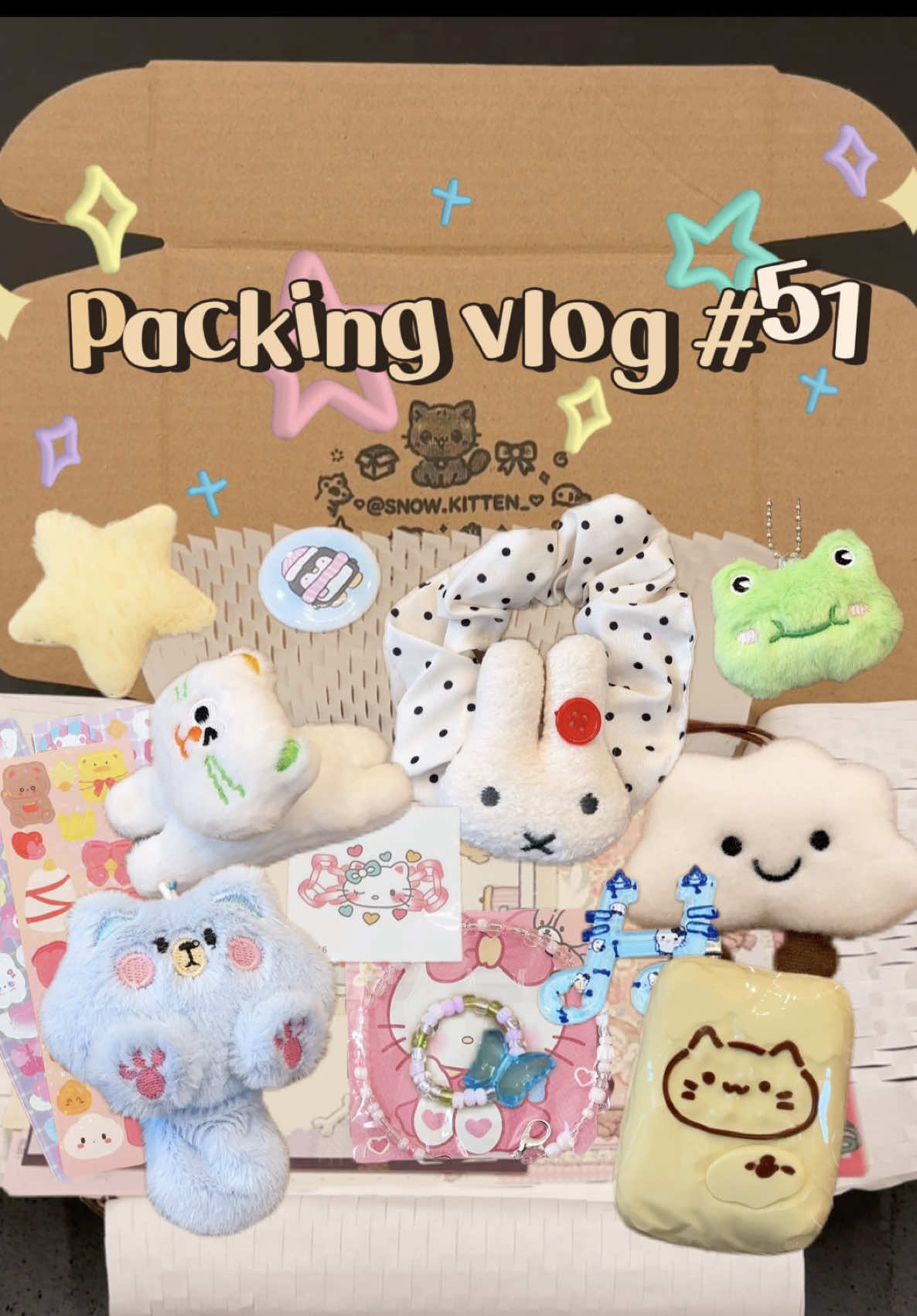 Pack a mystery box with me!💕✨📦 Contains 8-10 cute items! Lots of gifts!🎁  Only 16.99 offering free us shipping Each box will be different! Every order recorded! #packingorders #asmr #packing #blindbox #mysterybox 