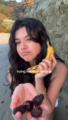 do u prefer fruit or regular makeup? 👀🍒