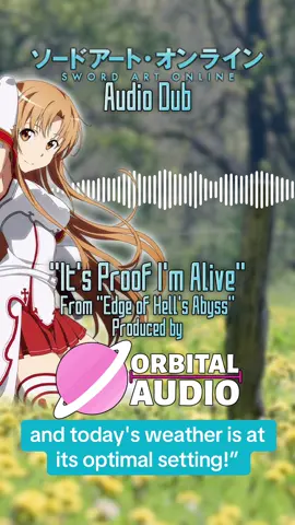 Asuna explains how a certain Black Swordsman changed her view on their situation in Aincrad. Pulled from my Tumblr archive, enjoy an audio dub from Asuna’s monologue in “Edge of Hell’s Abyss” from Sword Art Online! This was pre-pandemic content and I thought you guys may like it. Sword Art Online was a favorite of mine and I really enjoyed Cherami Leigh’s performance 😊 Would you like to hear more material like this? Let me know in the comments! #swordartonline #asunayuuki #kirito #kazutokirigaya #audio 