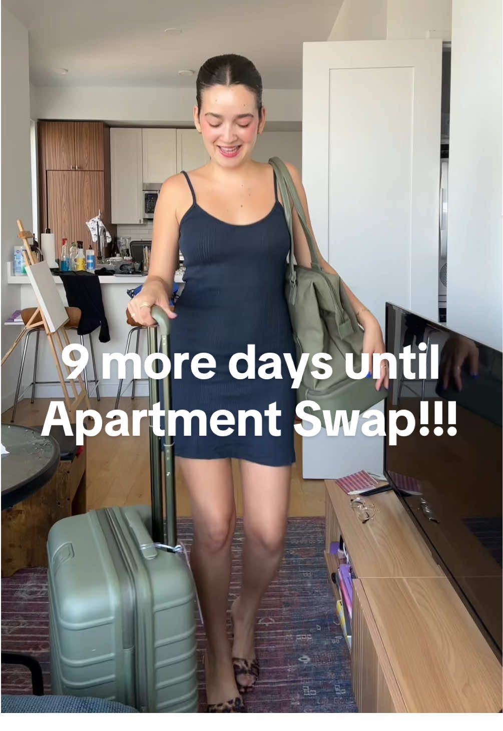 9 more days until Lohanny is in Nottinhill!!! Stay tuned to discover the journey that is going to change her life.  Thank you @BÉIS for loving the Holiday 2.0 series  #theholiday #apartmentswap #beis #luggageset #nottinghill 