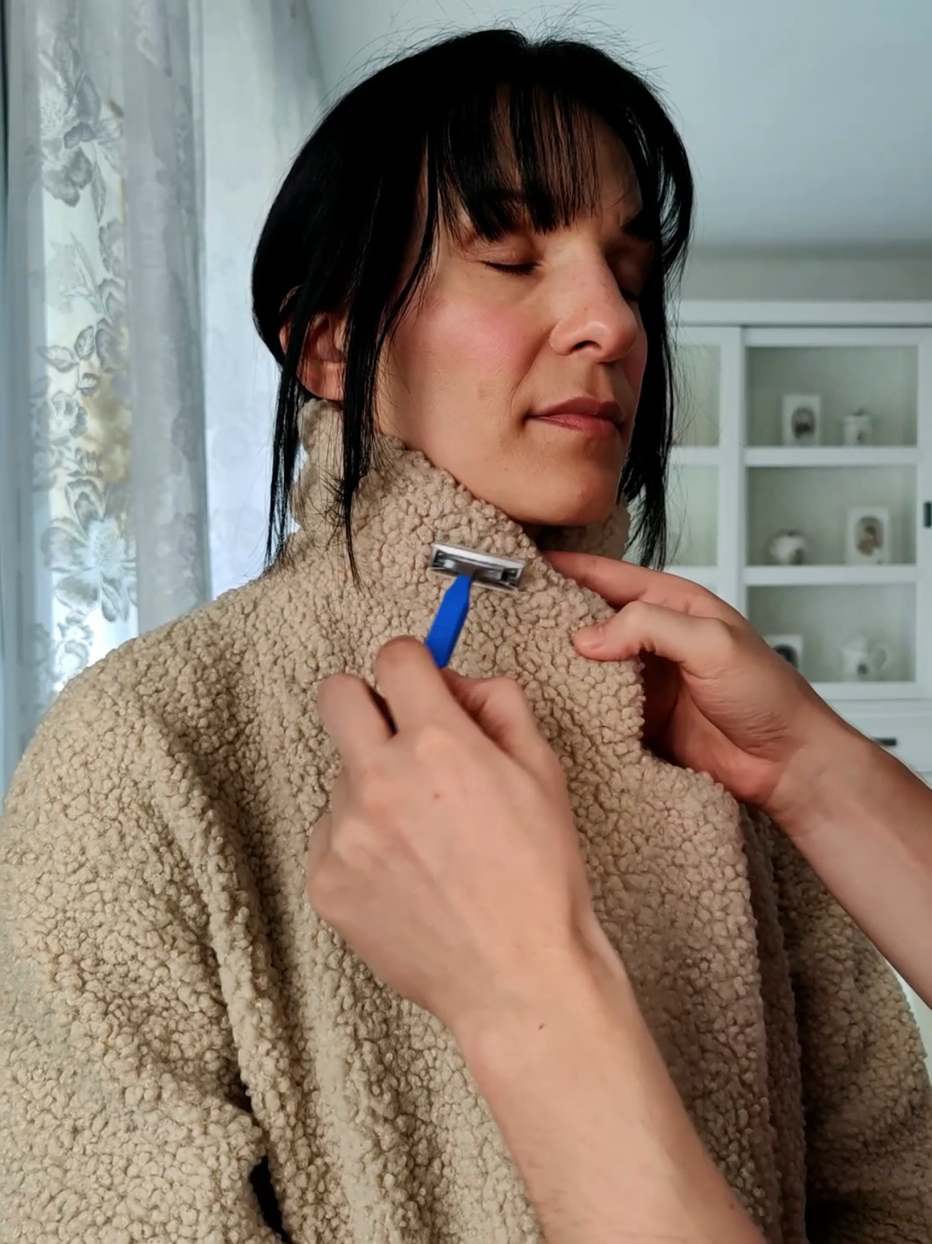 Exquisite jacket receives special treatment #asmr #asmrvideo 