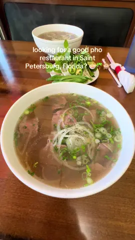 📍Special Pho in Saint Petersburg was incredible with great reviews! 🍜❤️🫶🏼 #restaurant #pho #saintpetersburgflorida #tampa #sarasota 