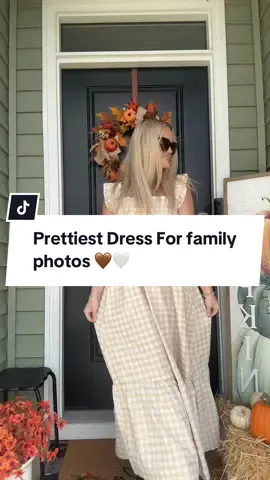 Prettiest dress for all of life’s moments! Perfect for fall, family photos, and just everyday wear 😍🤍 @CHOUYATOU #dress #dresses #falldress  #fallfashion #tiktokshoprestock 