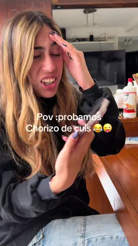 Alguien comió chorizo de cuis 😂😂😂#padreehija #foryoupage #humorfamiliar #humor #humortiktok 