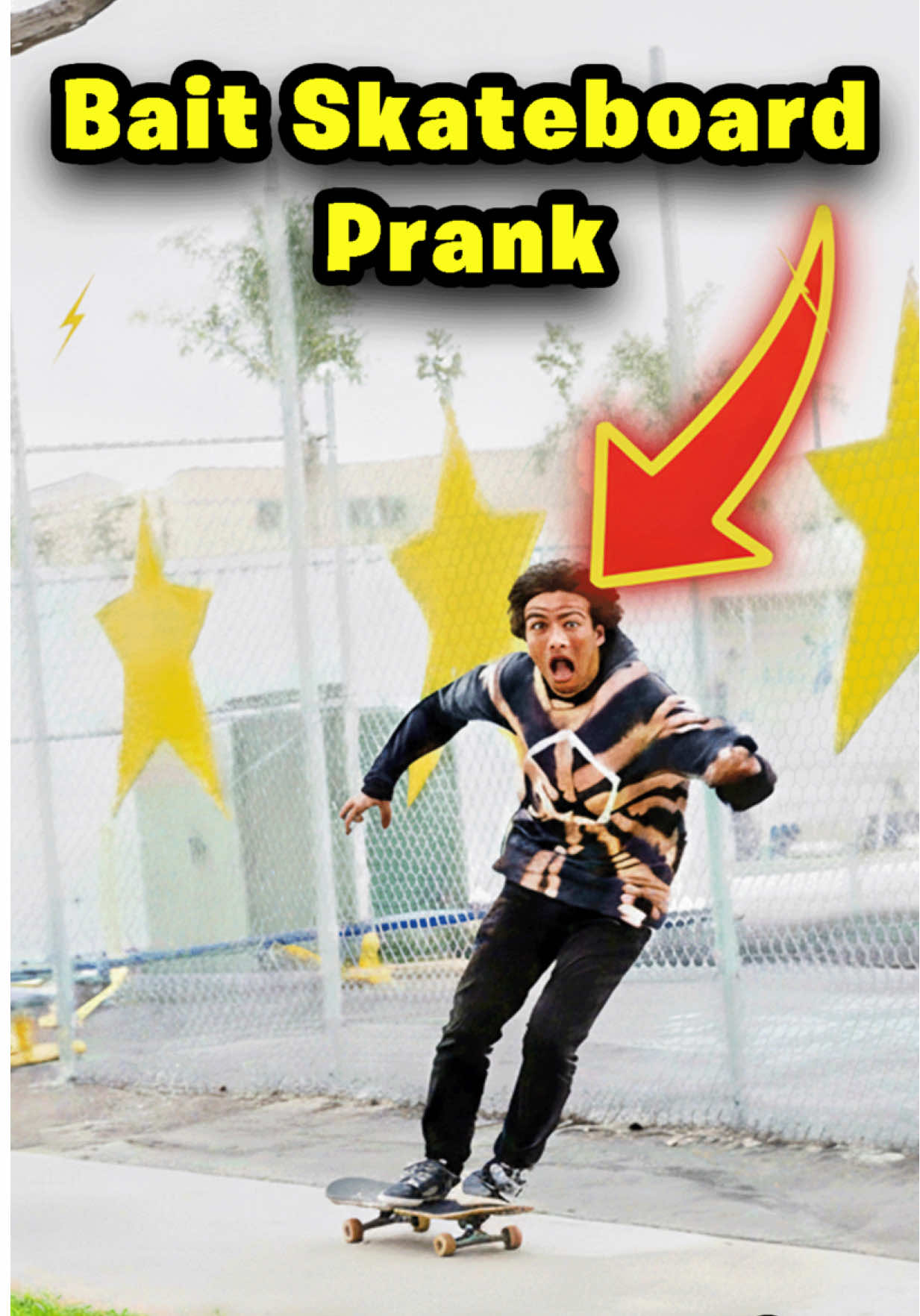 Bait skateboard attached to wire prank! We attached a wire to a skateboard and waited for thieves to steal it! Little did the know there was a surprising waiting for them🤣