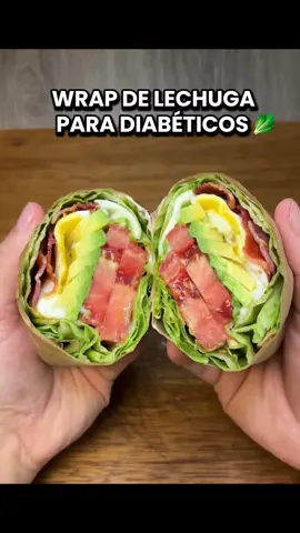 Wrap de Lechuga para diabéticos 🥬💖 Olvida el pan 🍞✨ y cuida tu salud con esta delicia 😍🌸 Comenta la palabra “yo” ✍️💖 o da clic en el perfil 🌟🥰 y transforma tu alimentación hoy 💕✅ 👉 Receta: 	•	Hojas de lechuga 🥬💚 	•	Panceta 🥓💖 	•	Huevo 🥚✨ 	•	Palta 🥑🌸 👉 Aderezo: Un chorrito de aceite de oliva 🫒, un poquito de salsa de soja 🌟 y apenas un toque de mayonesa 💕 (muy poco, recuerda que nos estamos cuidando 🥰). Enrollás con papel o film 🎀✨ y… ¡a disfrutar! 😍🍴💖 #fyp #diabetes #argentina #mexico #vidasaludable 