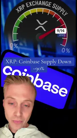 Fresh on-chain reads show Coinbase’s XRP reserves plunged from ~970M to ~99M in ~3 months. Historically, coins lead exchanges point to self-custody, OTC, or institutional storage—not mass dumping. That shrinks tradable supply and raises the odds of faster, moves on demand spikes. I’ll break down the flows, why this matters for the liquidity, and what catalyst could flip this into a supply-shock set up. ##XRP##Coinbase##CryptoNews##greenscreen(not financial advice)