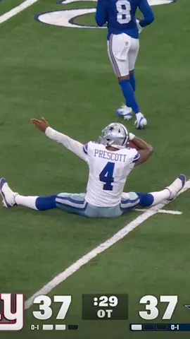 just sat there for a little bit 😭 #dakprescott #dallascowboys #nfl 