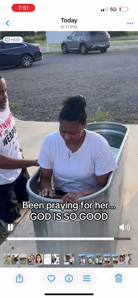 God can do anything if you ask Him #baptism #Godisgood #salvation #baptized 