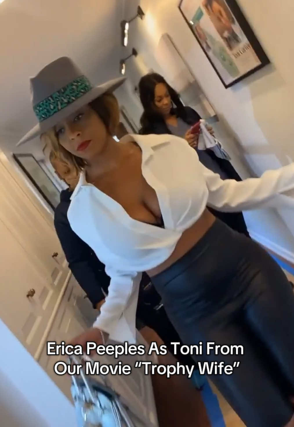 Erica Peeples Did Her Thing As Toni. Have You Seen Trophy Wife Yet? If Not Watch It Now On Bet+  #ericapeeples #megamindmedia #trophywife #onset #behindthescenes 