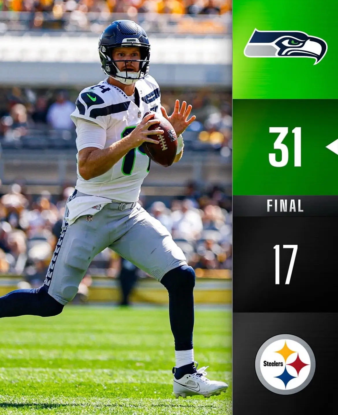 Bounced back 2nd half #NFL #seahawks #win #2025season #fypシ 
