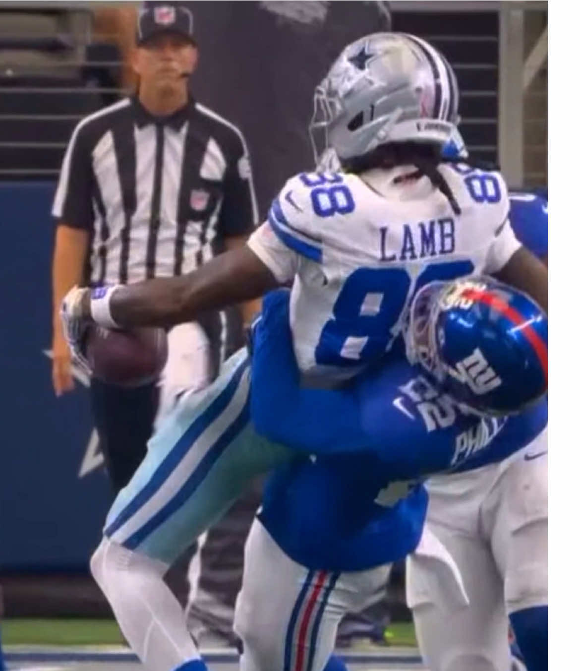 Dru Phillips did NOT take Ceedee Lamb’s words lightly. #NFL #CeedeeLamb #DruPhillips