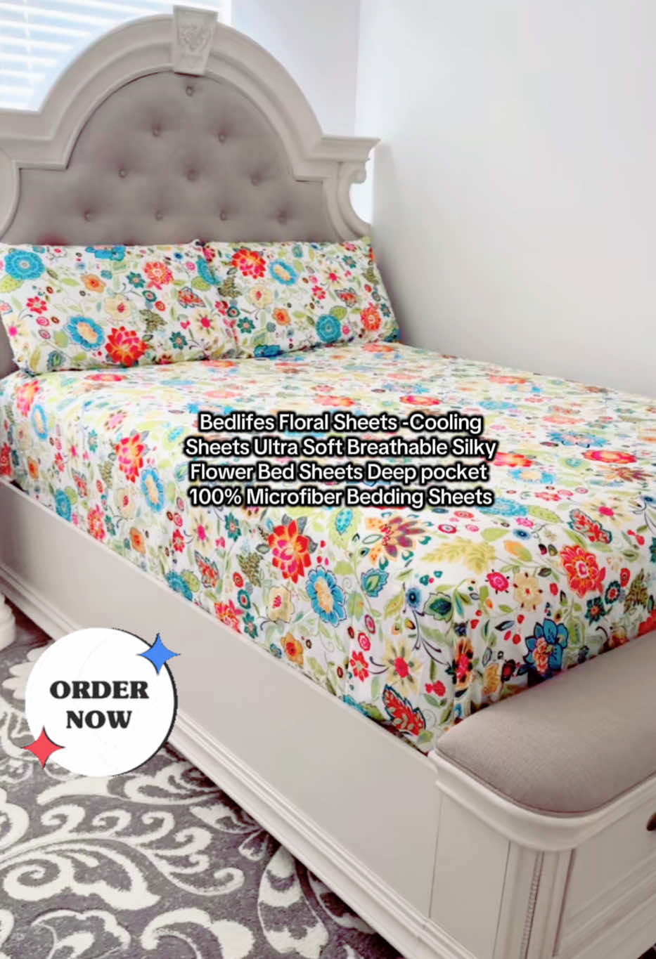 #Bedlifes #Floral #Sheets #UltraSoft #Breathable 