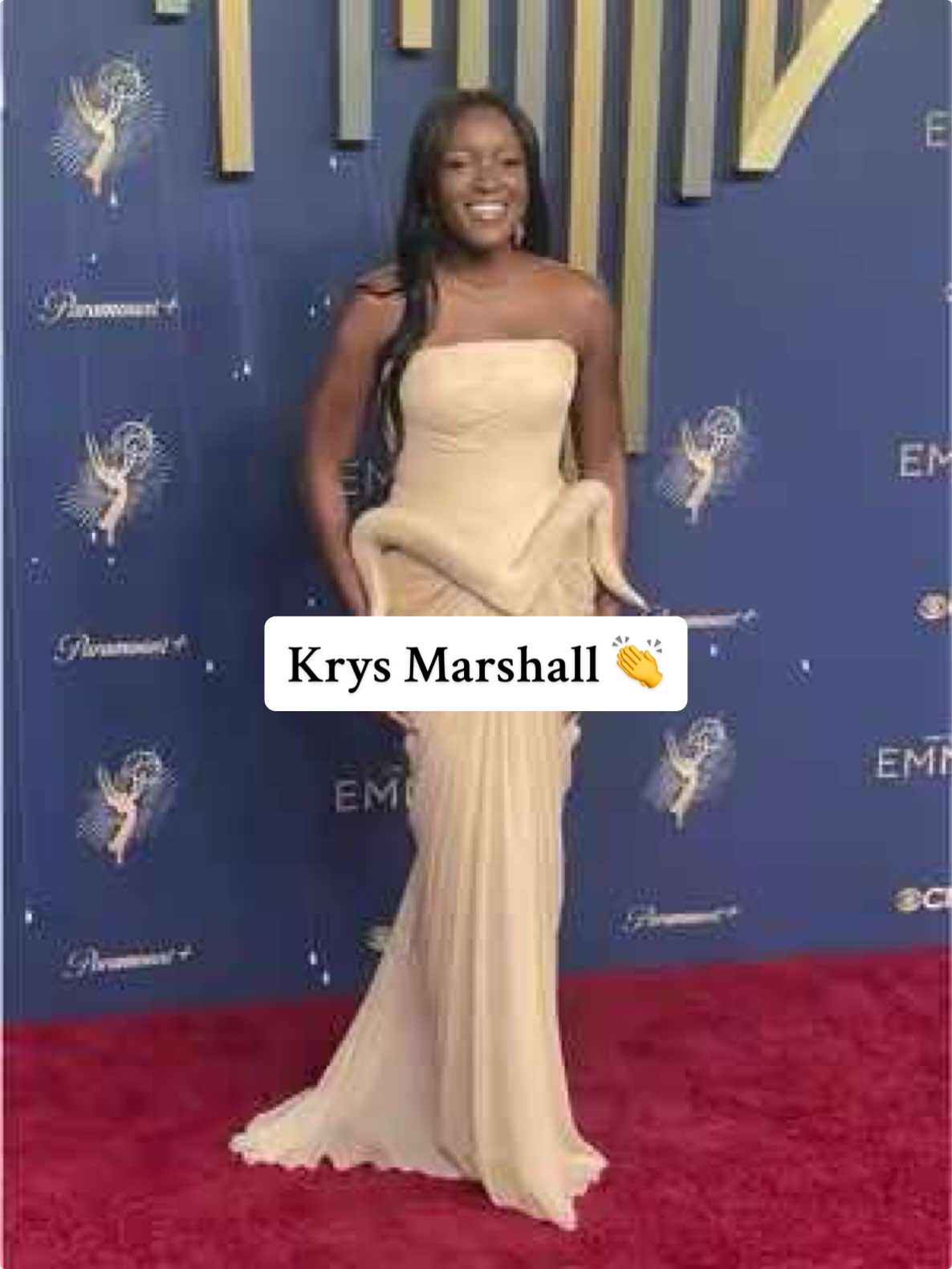 Krys Marshall walks the 77th Emmys red carpet ✨ #77thEmmys #Emmys 