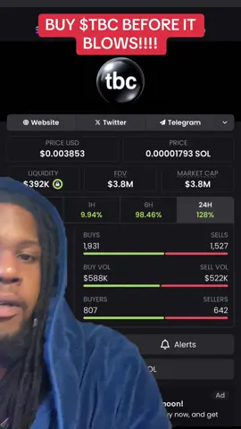 Just a reminder that once $TBC flips 11m MCAP we become one of the top 100 media companies in the entire world. From there the Flip of Fox is right around the corner. #crypto #fyp #tbc #memecoins 