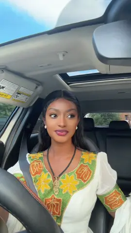 @ብሌንጥበብ Thank you for this beautiful Dress Yene konjo 🌻🌼 #habesha #ethiopianewyear 