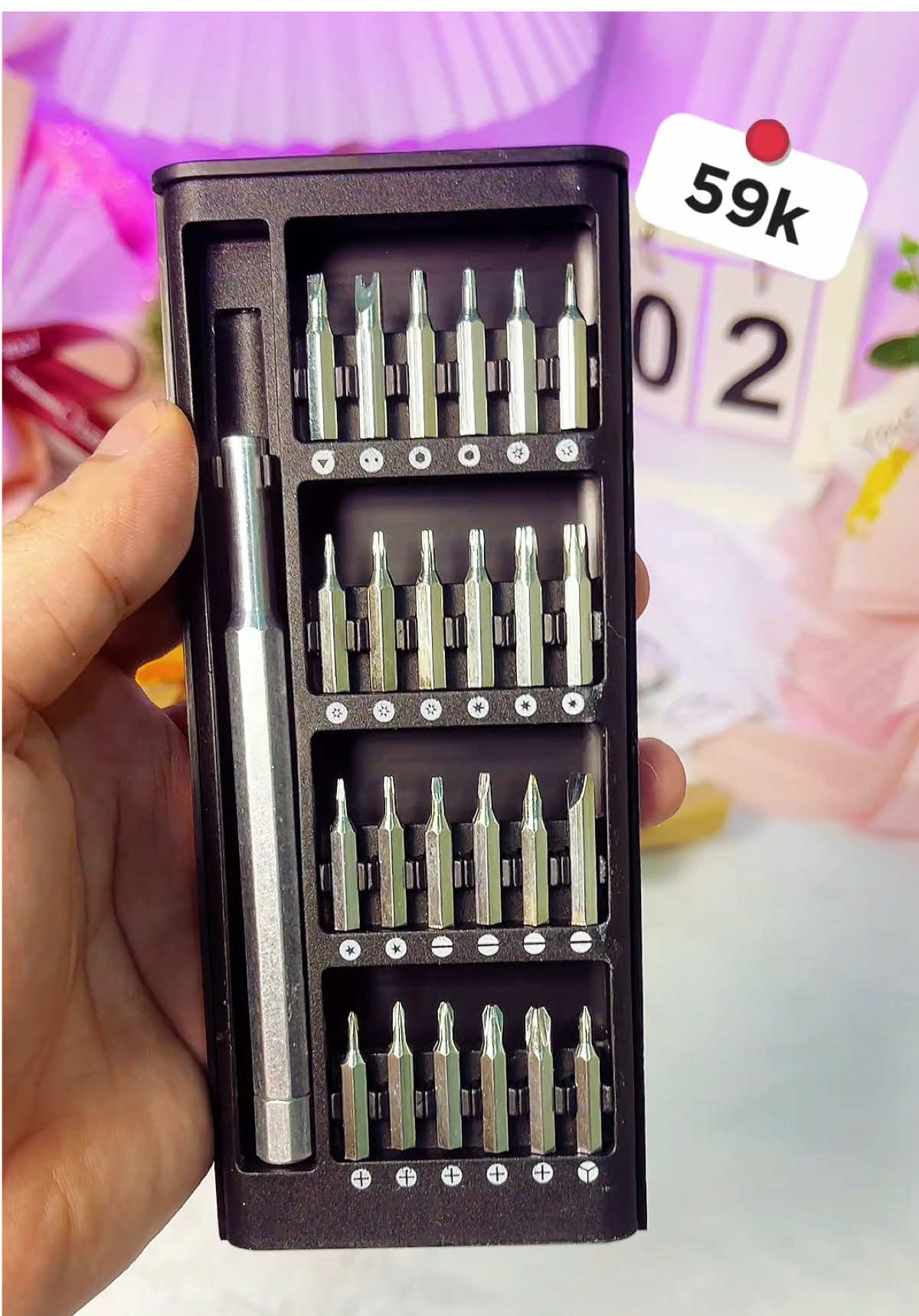 Bộ tua vít đa năng 24 đầu từ tính – Trợ thủ sửa chữa siêu tiện lợi! #botuavitdanang #tuavit #botuavit24mon #dosuachua #tuocnovitdanang 