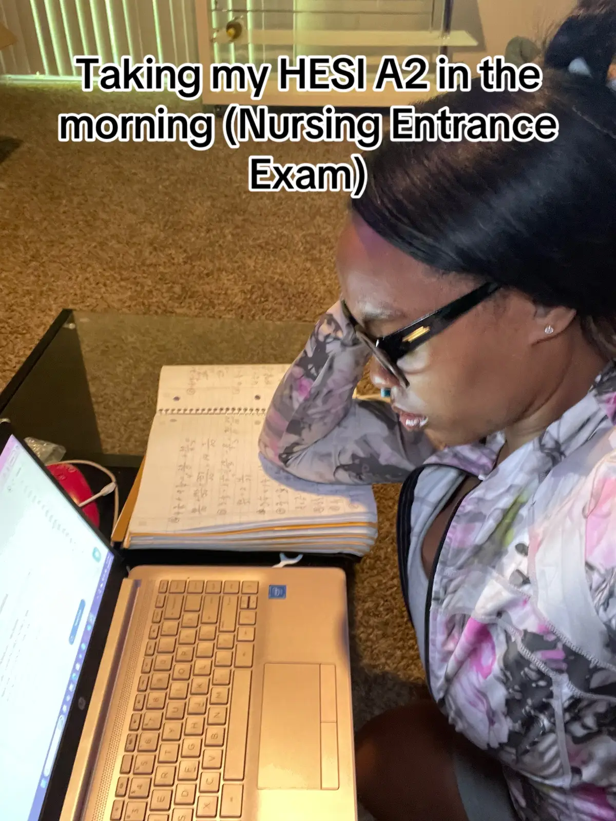 Wish me luck! 🙏🏾❤️ #TheLifeOfCamara #NursingStudent #HesiA2Exam #NursingEntranceExam #FutureRN