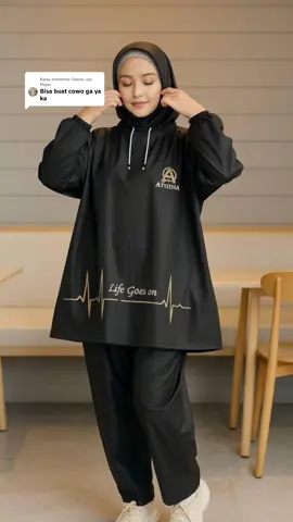 Membalas @Owner Jas Hujan promo jas hujan model hoodie pria wanita 