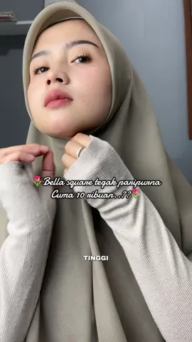 Pertama kali coba terkaget-kaget dong, kok ada bella square harga 10ribuan setegak paripurna ini..? Laah ternyata ada bella square nya @dyrid 😍😍 #bellasquare #hijab #spillhijab #dyrid #hijabmurah 