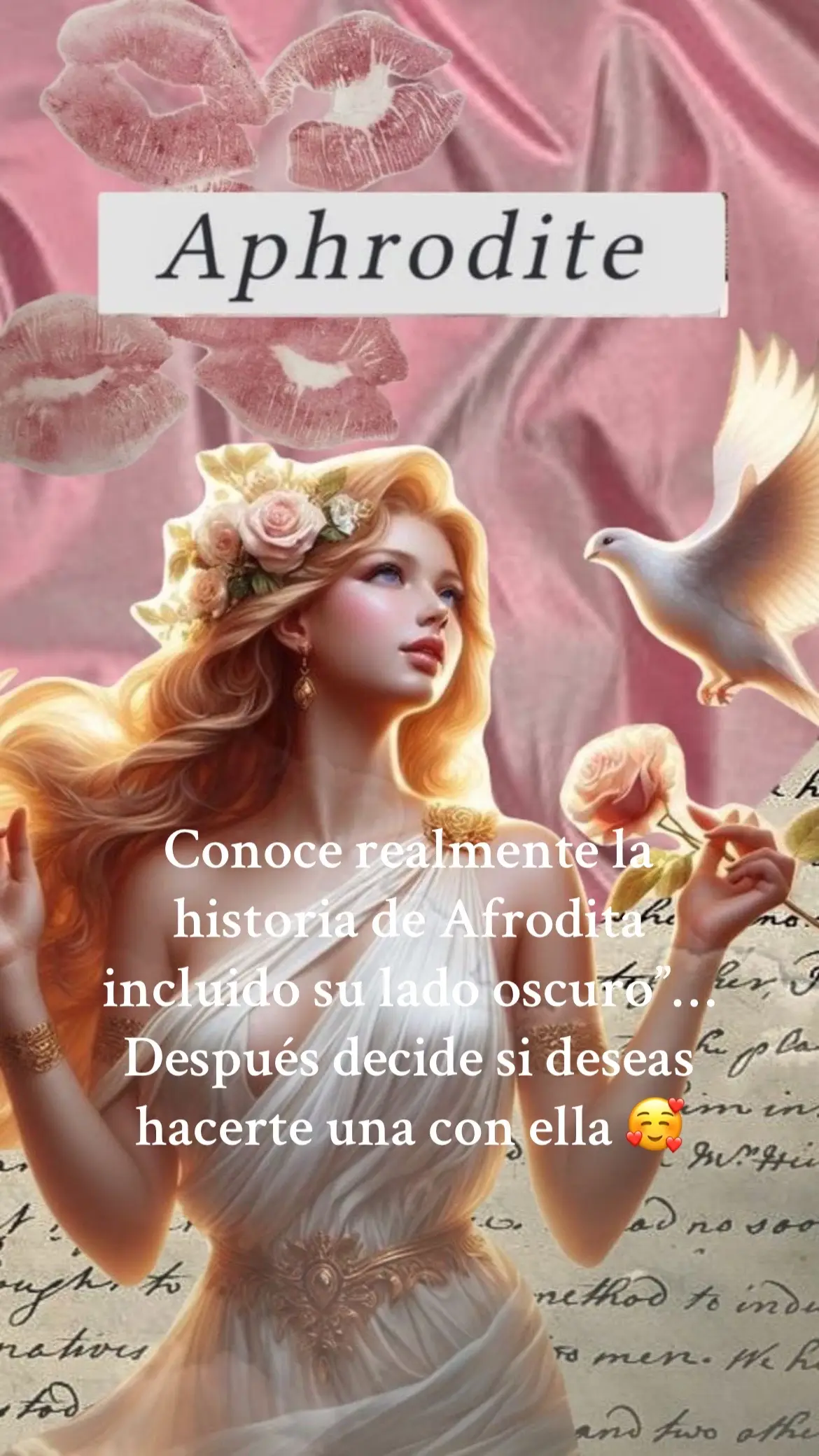 Conociendo realmente a Afrodita”… Incluido su lado oscuro”… Después decide si te gustaría trabajar con ella y hacer una con ella 🥰😉 #Afrodita  #afroditagoddessoflove  #afroditahistoria  #afroditaladooscuro  #trabajandoconafrodita 