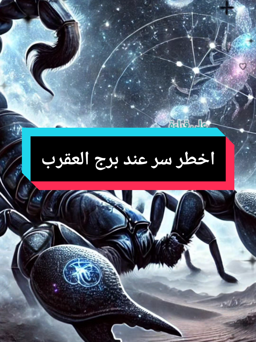 اخطر سر عند برج العقرب #برج_العقرب #صفات_الابراج #العقرب #foryoupage #football 