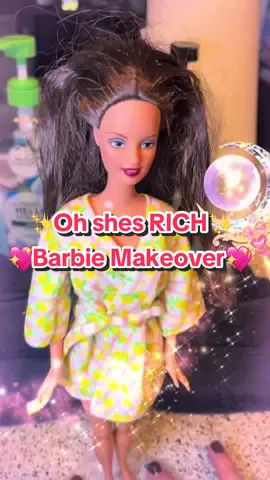 Teresa strikes again!  Love a satisfying hair transformation! 💖💖 #barbie #barbiemakeover #barbietransformation #barbiecollectors #dollcollector 