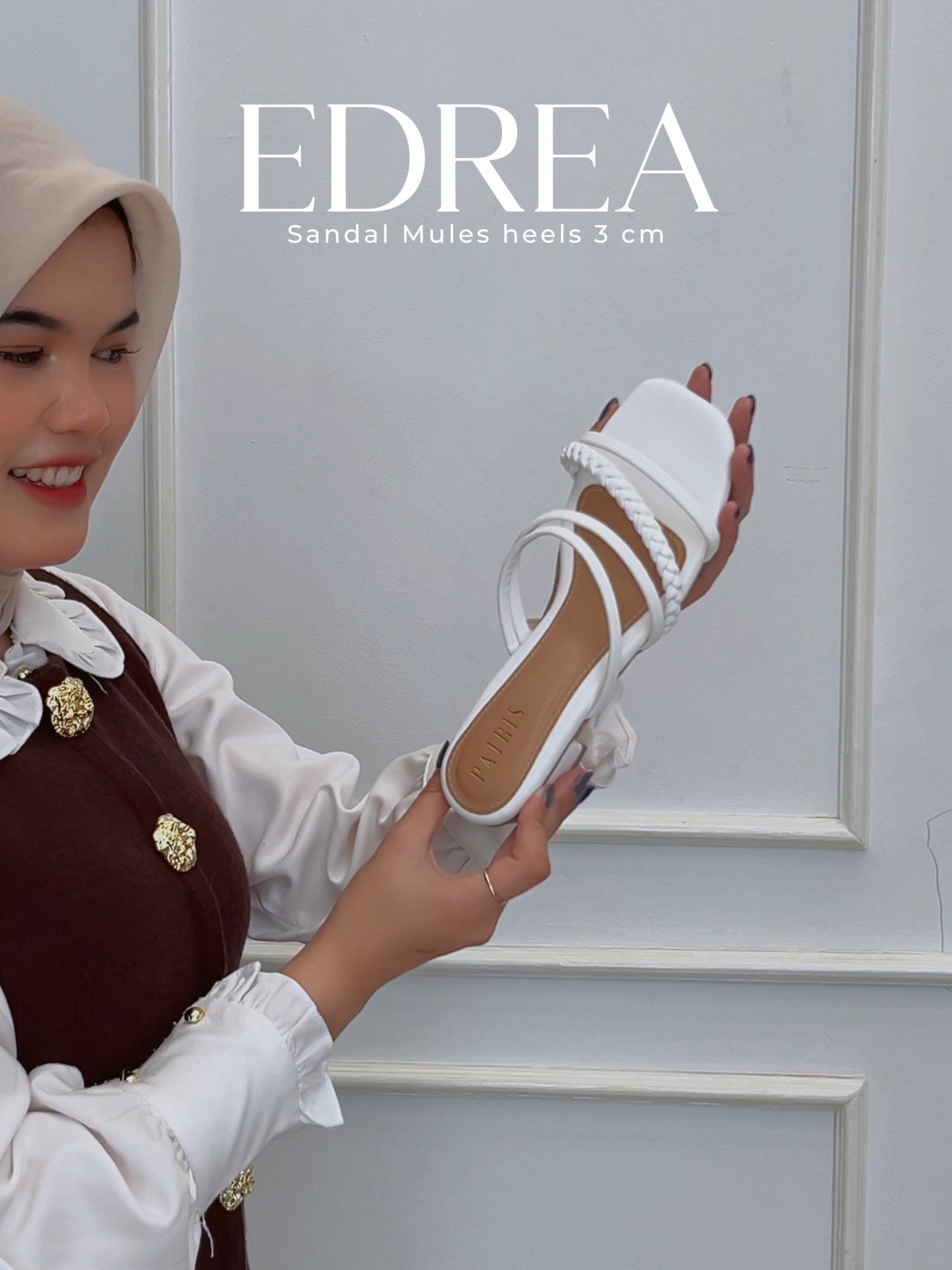 For those who adore a graceful touch in their look, Edrea sandal heels are the perfect pair! Choose your best collection and shine with every step 👠 Available now on TikTok 💕 #patris #ptrs #melangkahbersamapatris #sepatuwanita #sandalwanita #bloomfromthebasic #socialchic2025 #patrisofficialshop #sandalpatris #melangkahbersamapatris #sendalwanita #wibgajiansale #sepatupatris #fypシ゚viral #patris #sendalpatris #sepatungantorwanita #heelswanita #payday #paydaysale #taspatris #taswanita #rekomendasitaswanita#sandalwanita #ootdpatris #goestoramadhan #ramadhan #patrisnewarrival #patriscomfort