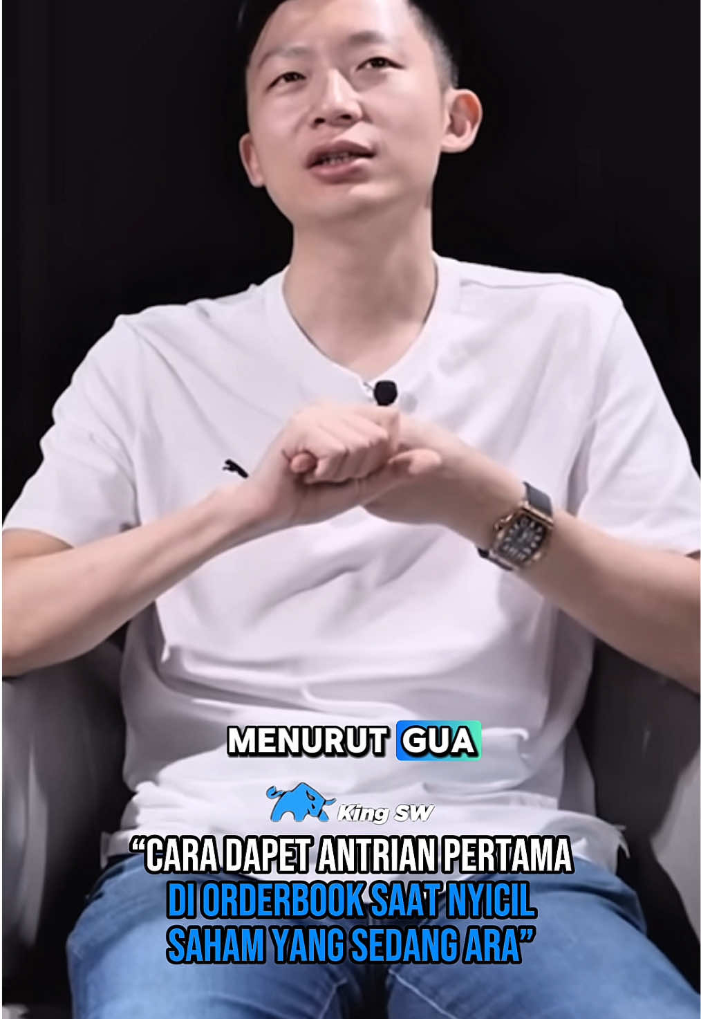 Tips dari Andry Hakim supaya dapet antrian pertama di orderbook saham yang lagi bagus/ARA💸 Kalian pake sekuritas apa nih? #andryhakim #stockwise #semestaindovest #kbvalburysekuritas #stockbit 