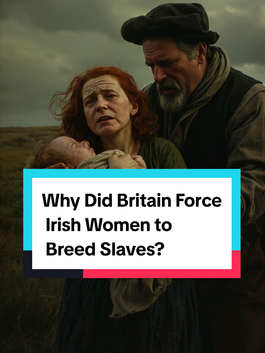 They called it “improvement.” But it was forced breeding, stolen children, and eugenics by rape. A history Britain tried to erase yet the truth still survives. #IrishHistory #BlackHistory #HiddenHistory #WorldHistory #NeverForget 