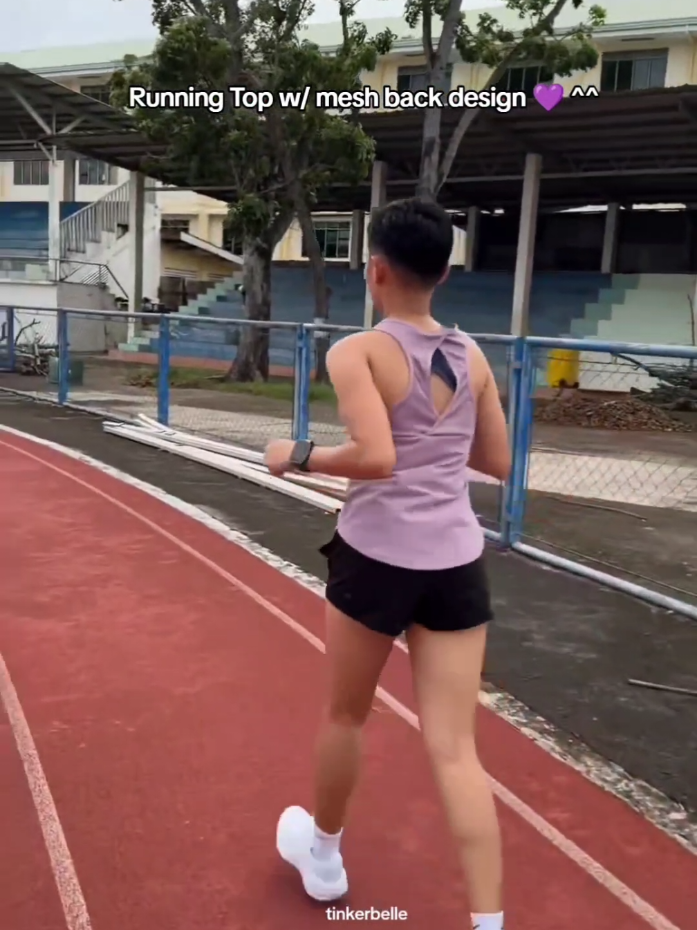 Tank top for running, workout, outdoor and gym attire ✨  #Running #runningoutfit #runningtop #gym #healthylifestyle 