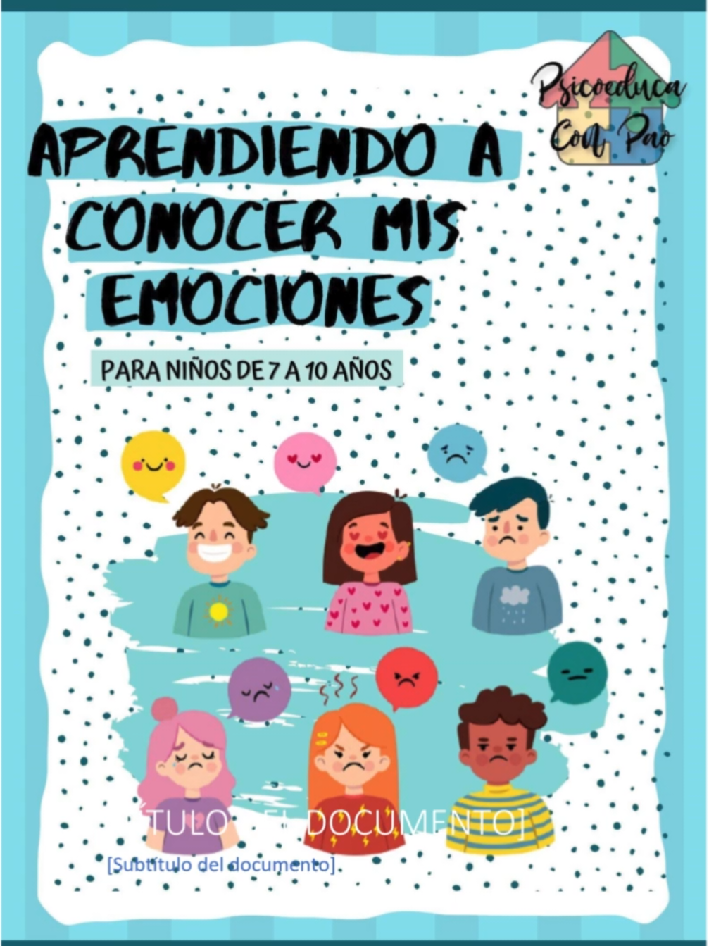 APRENDIENDO A CONOCER MIS EMOCIONES PARA NIÑOS SE 7 A 10 AÑOS  #educacionprimaria #educacioninfantil #emociones #intensamente #panconchicharron 