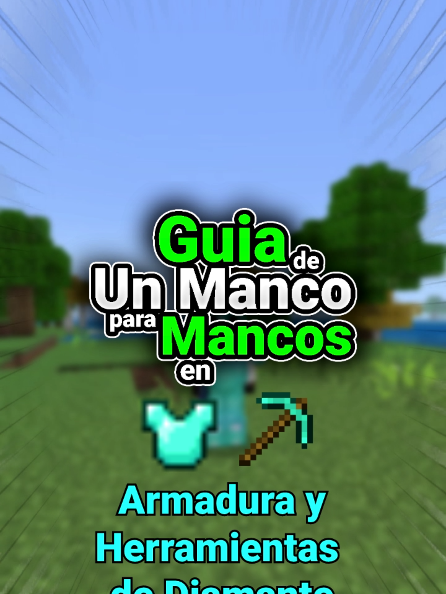 🔷Como tener armadura y herramientas de diamante en Minecraft 🔷#Minecraft #minecrafttutorial