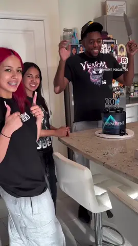 100th Episode Cake Cutting!!! 🍰 😂 Had fun with the cool kids! 😎 Thank you Colorado, Florida we here!!! ☀️ 🌴 shoutout @beldolcebakery the cake was sooo good!!! 🤤 #100thshow #cakecutting #celebrations #colorado #florida 