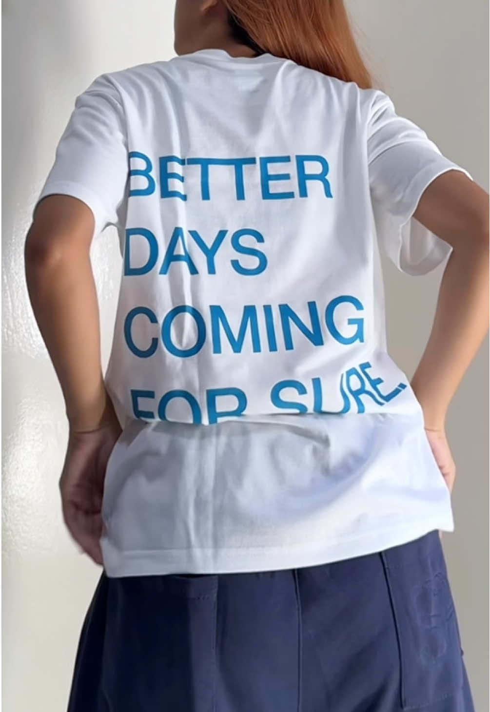 better days coming for sure! #statementshirt #printedshirt #fyp #oversizedshirt 