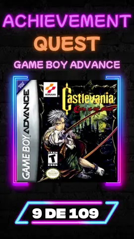 ¡La misión ha comenzado! 🏰🦇 #AchievementQuest Vamos a desbloquear TODOS los logros de este clásico de GBA. 👾💎 ¿Ya jugaste este Castlevania? 😱 #Retroachievements #Gaming #Castlevania #CircleOfTheMoon #GameBoyAdvance #RetroGaming #Logros #Gamer