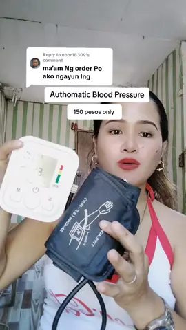 Replying to @noor18309 isa sa importante meron tayong blood pressure sa bahay🥰 #bloodpressure #authomaticbloodpressuremonitor #accurate #fyp 