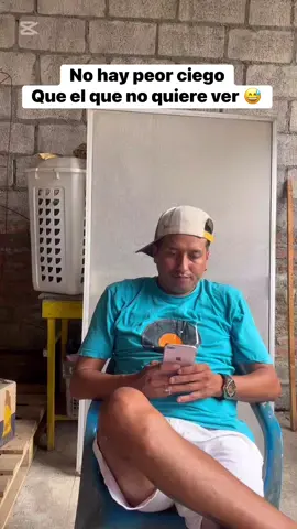No hay peor ciego que el que no quiere ver