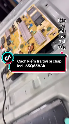 Đây là 1 trong các nguyên nhân làm cho tivi mất đèn báo. #65Q65AAk #tivimatnguon #tivimokhonglenhinh #tividenmanhinh #suativitainha 