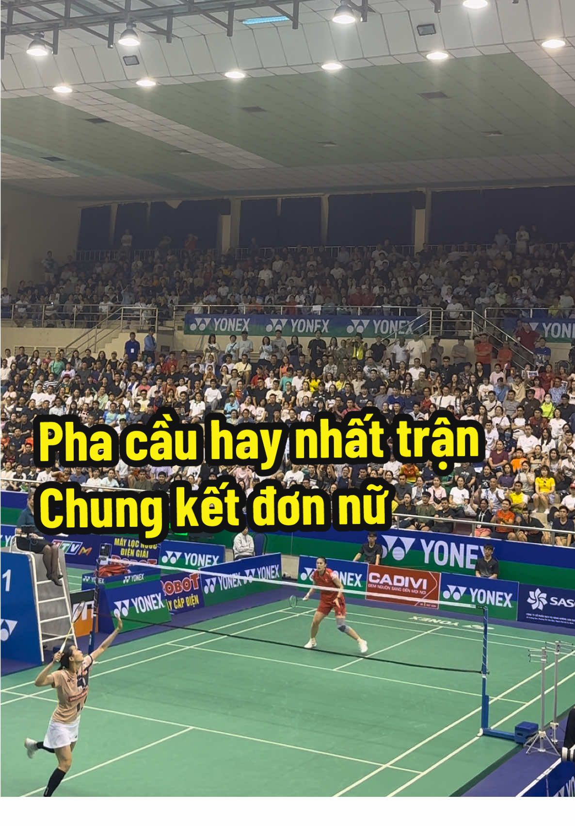 Mình vẫn còn luỵ trận chung kết của Thuỳ Linh giải Yonex Sunrise Việt Nam Open 2025. Có thể đây là pha cầu hay nhất trận. #thethao #badminton #cầulông #vietnamopen 